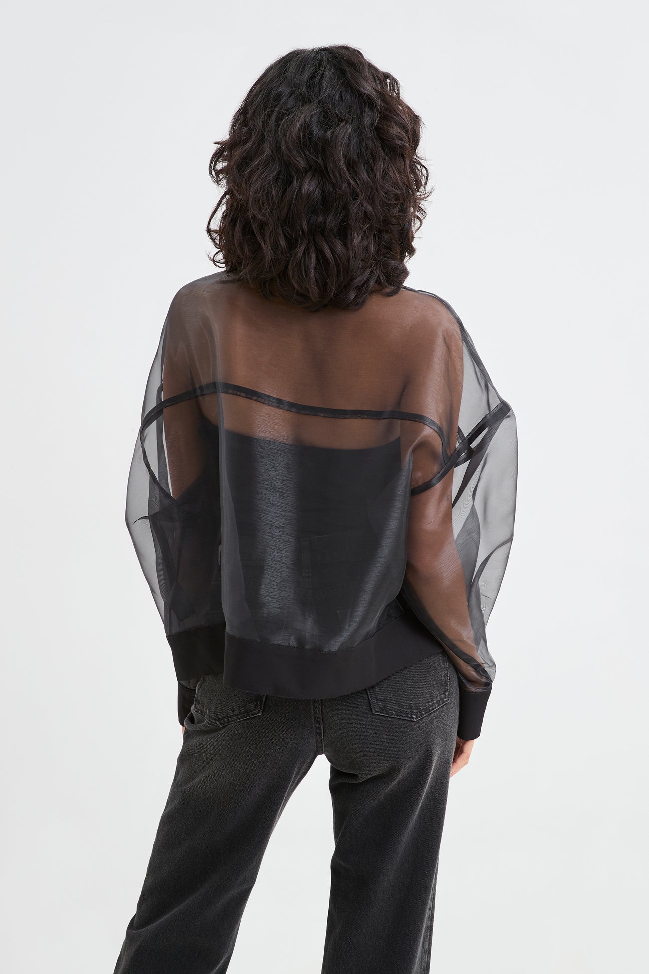 #Black Organza
